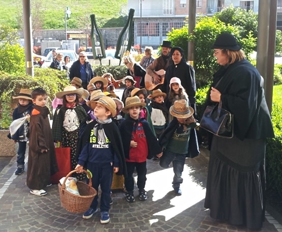 I bambini della scuola per l’infanzia.