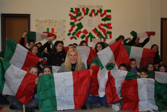 La festa del Tricolore a Santo Stefano Belbo.