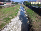 Una fotografia del Belbo verso Canelli