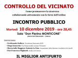 Incontro pubblico a Calosso sul controllo del vicinato.