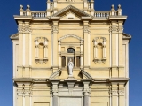 La chiesa parrocchiale di Santo Stefano Belbo.