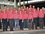 Foto di gruppo del coro "Cai Uget" di Torino